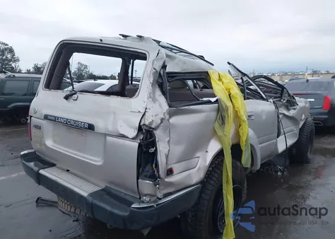 1991 Toyota Land Cruiser Fj80 из США, поврежденный, VIN JT3FJ80WXM0004366